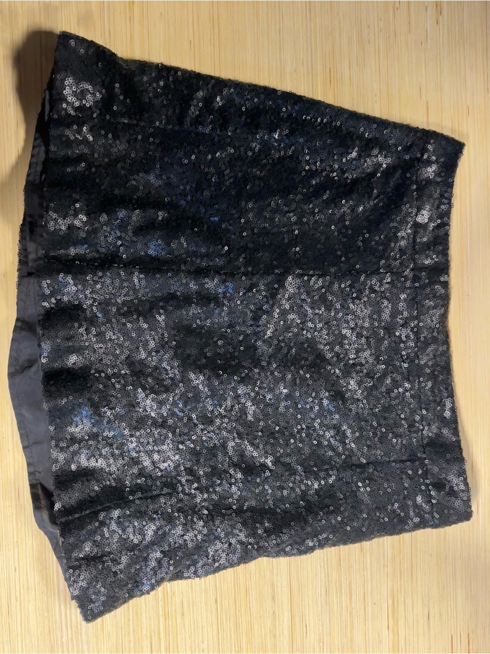 Decree Black Sequin Party Skirt